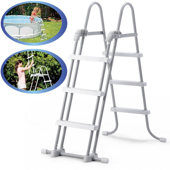 Aufstellpool INTEX Frame Pool Set Prism Rondo Ø 366 x 99 cm mit Zubehör