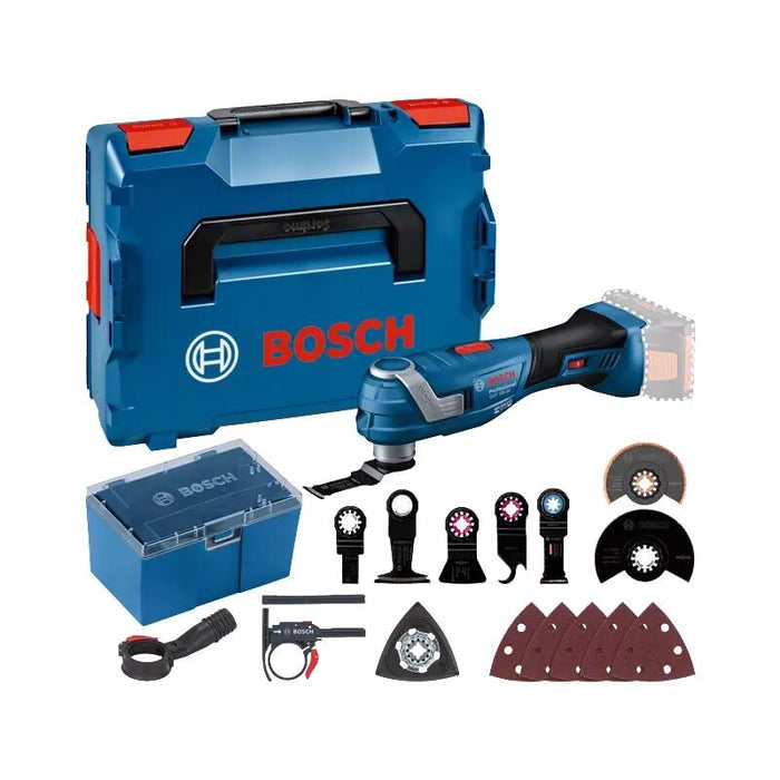 Bosch Akku-Multi-Cutter GOP 18V-34 + Zubehör + L-BOXX ohne Akku und Ladegerät
