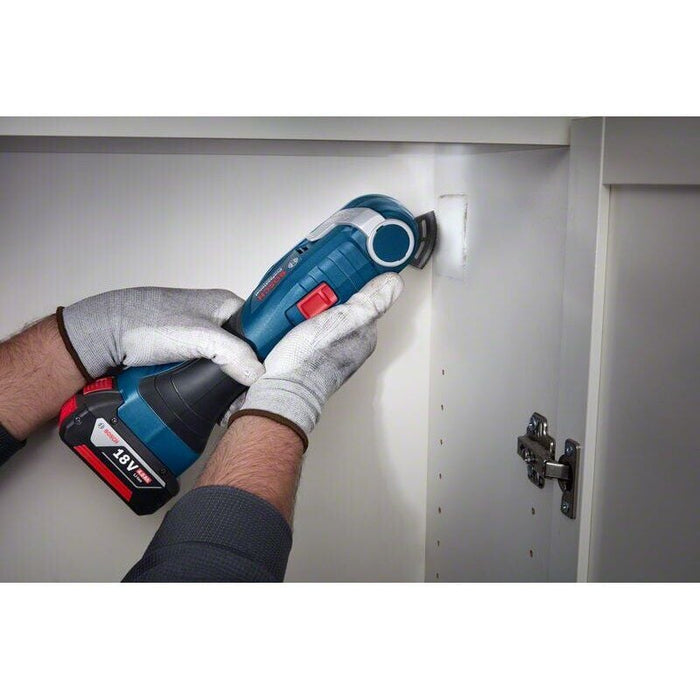Bosch Akku-Multi-Cutter GOP 18V-34 + Zubehör + L-BOXX ohne Akku und Ladegerät