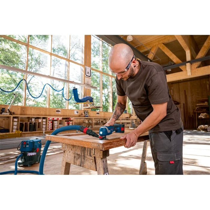 Bosch Akku-Multi-Cutter GOP 18V-34 + Zubehör + L-BOXX ohne Akku und Ladegerät