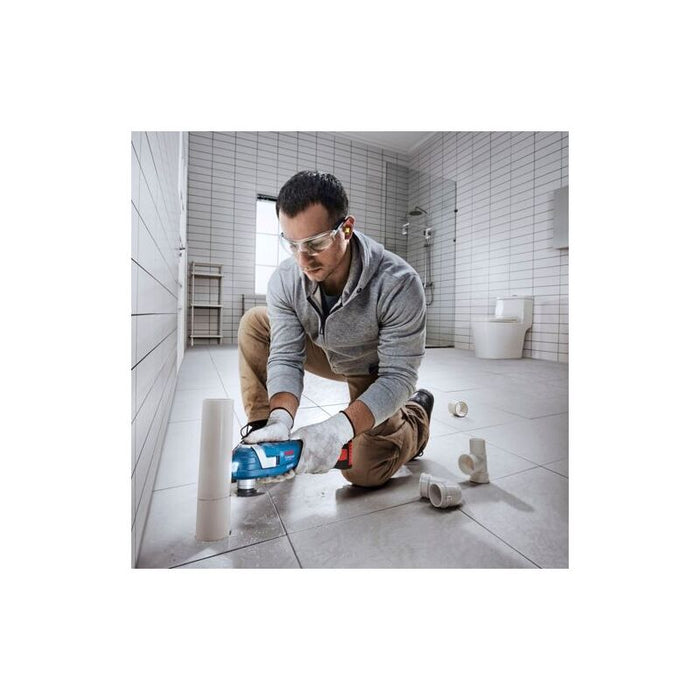 Bosch Akku-Multi-Cutter GOP 18V-34 + Zubehör + L-BOXX ohne Akku und Ladegerät