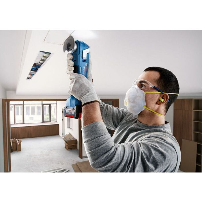 Bosch Akku-Multi-Cutter GOP 18V-34 + Zubehör + L-BOXX ohne Akku und Ladegerät