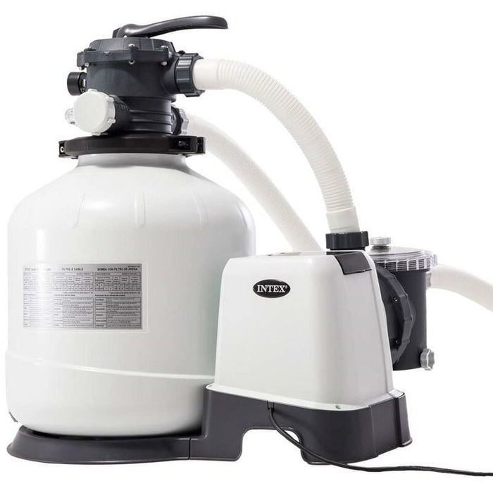 Intex 26652 Sandfilteranlage 12.000 l/h Pool Pumpe Filterpumpe Krystal Clear