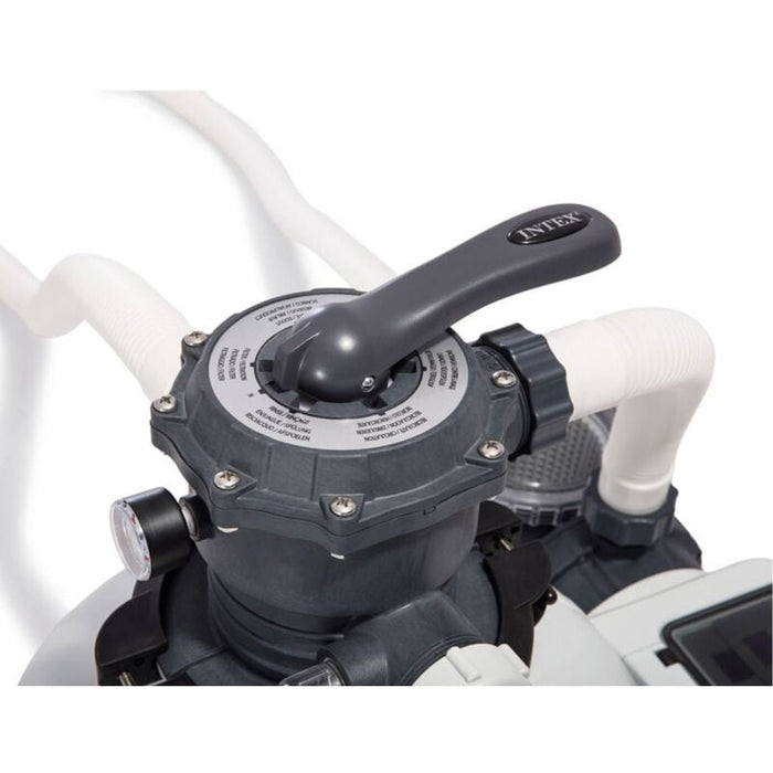 Intex 26652 Sandfilteranlage 12.000 l/h Pool Pumpe Filterpumpe Krystal Clear