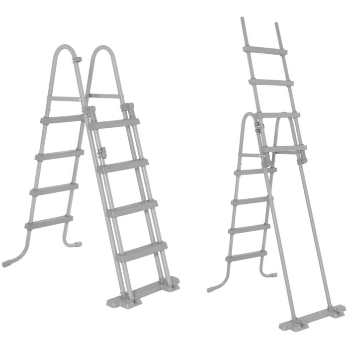 Bestway Steel Pro Max Röhren-Aufstellbecken 305x100 cm mit Leiter 76x119x163 cm Kartuschenfilter 1.249 L/H